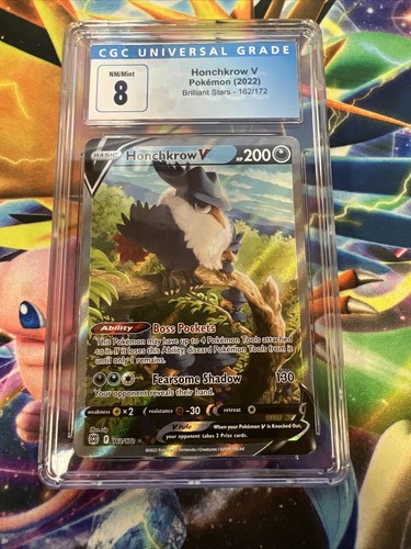 Honchkrow V graded CGC 8 for sale on eBay