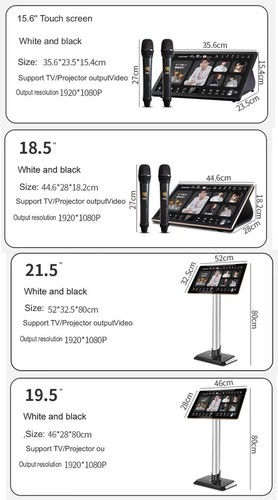 InAndon R5PROMAX 21.5''Karaoke Player,8TB HDD,Android 10,2.4/5.0WiFi,YouTube - Picture 23 of 23