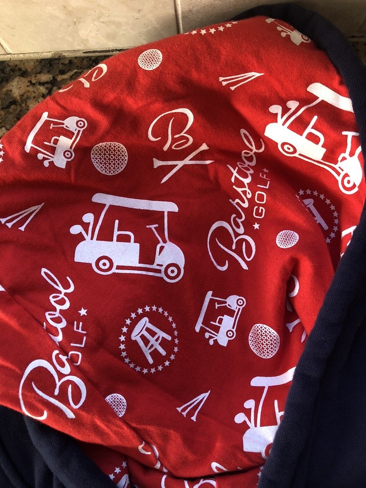 Barstool Sports Golf Themed Navy Blue Hoodie Sweatshirt Men's Medium (NWOT) eBay