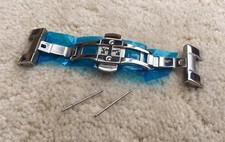 CLASP/BUCKLE & Two-Tone Clasp LINKS Fits Emporio Armani AR0673 strap/bracelet