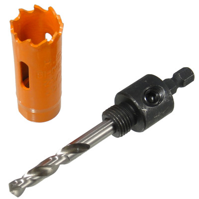 27 mm HSS BiM Lochsäge Bohrkrone 1/2 x 20 UNF für Metall Holz Inox 27 mm HSS BiM Lochsäge Bohrkrone 1/2 x 20 UNF für Metall Holz Inox