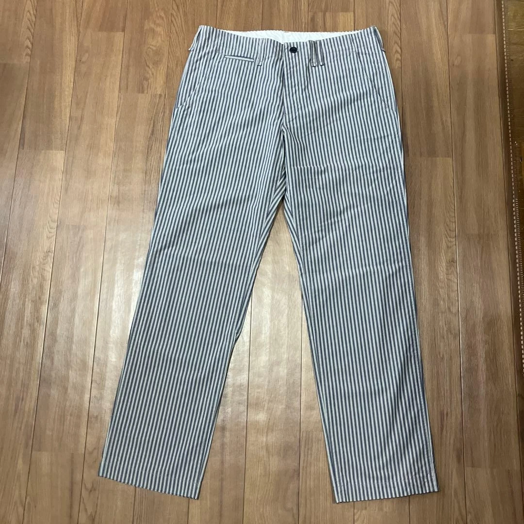 ts(s) Gray Stripe Pants Size L - Lightweight for All Seasons