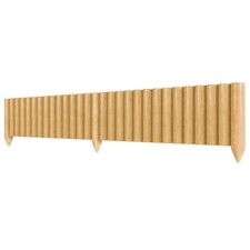 Valla de Jardín de Madera Panel Decorativo Resistente y Fácil de Instalar para P