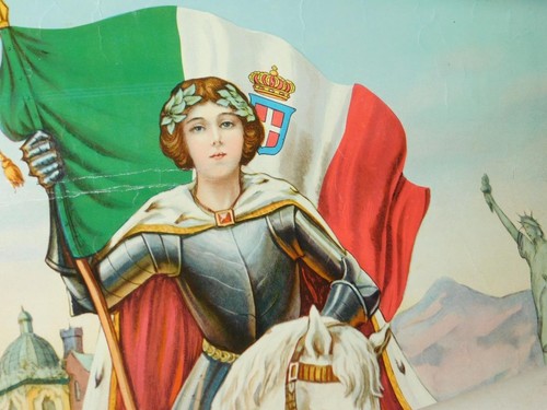 Denver CO Long Live Italy Avanti Savioa Viva I'italia Poster Charley's Merchants