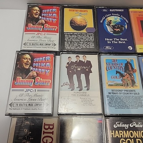 Lot Of 16 Vintage Cassette Tapes Music In Original Cases Mixed Bands & Musicians - Imagen 5 de 8