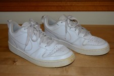 Youth Nike Court Borough Low 2 'Triple White' BQ5448-100 Sneakers - Size 7Y