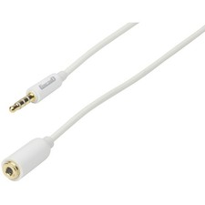 3.5mm 4 Pole Plug to 3.5mm 4 Pole Socket AV Extension Cable - 2m