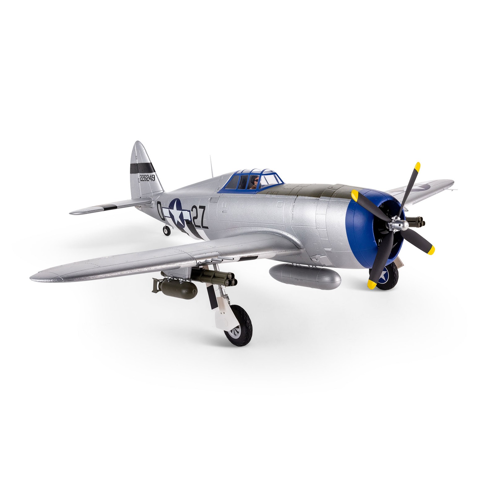 E-flite P-47 Razorback 1.2m BNF Basic- EFL08450 Airplanes B&F Electric