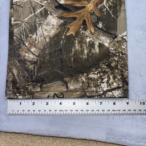 Realtree Camo Pants Mens Sz Large 36/38 Real Tree Edge Hunting Zip Phone Pocket - Picture 7 of 8