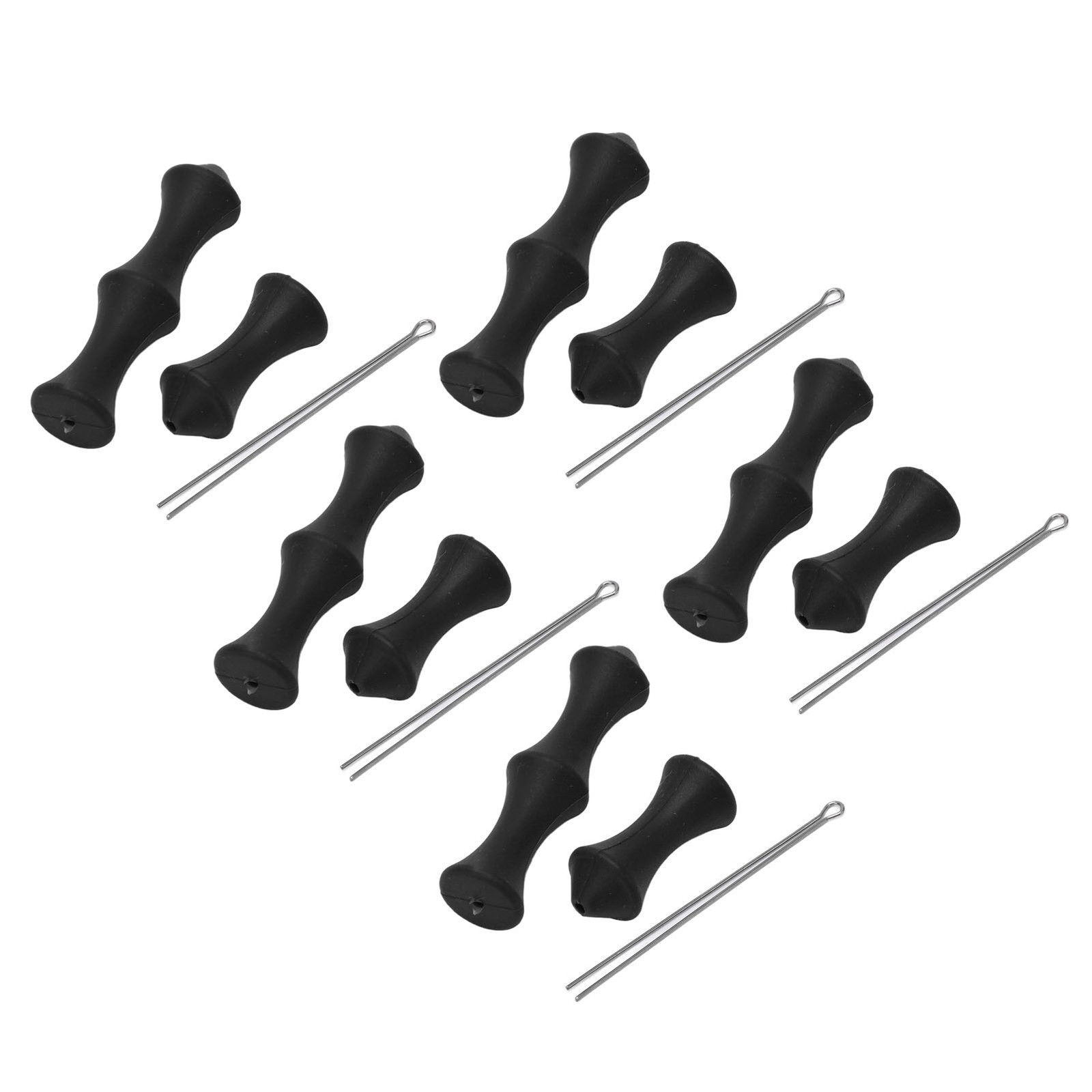 :5 Sets Bowstring Tabs Guard Soft Silicone Archery Fingers Protector.