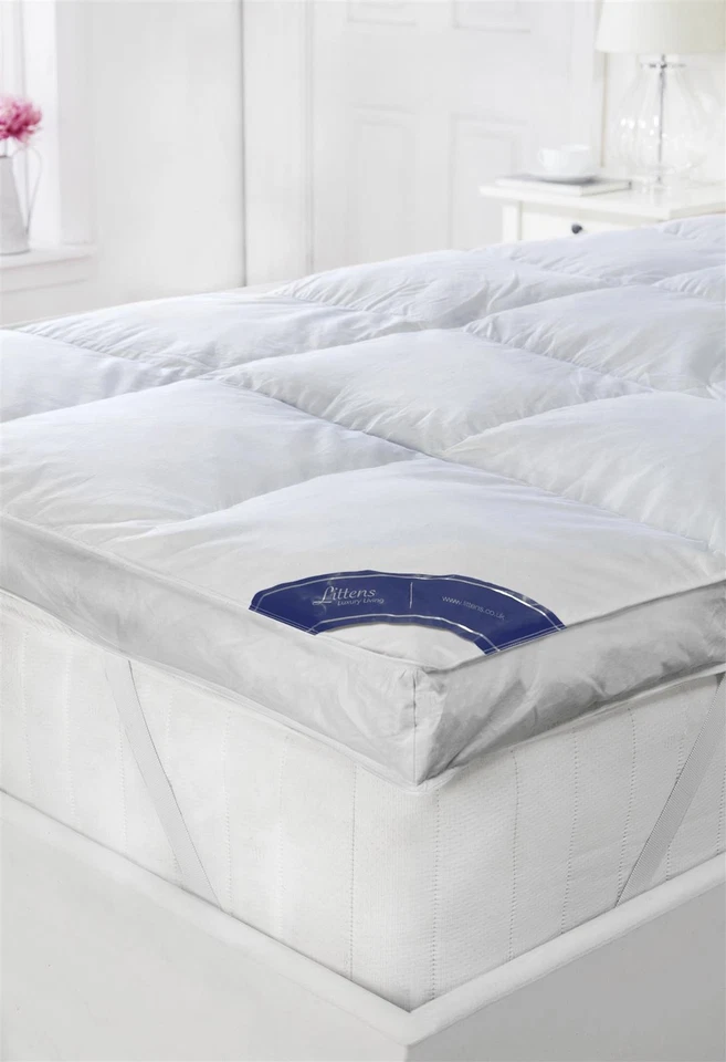 King Bed Goose Feather & Down Mattress Topper - Image 1 of 1