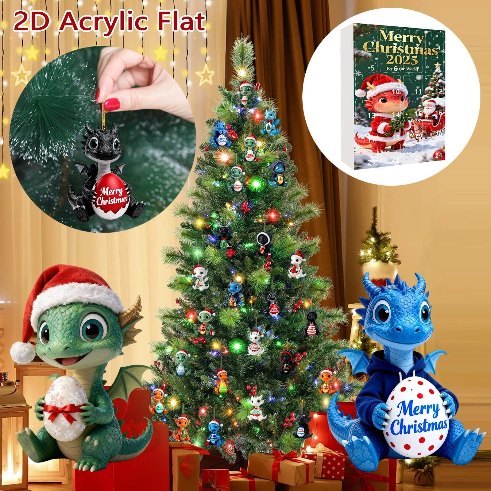 Dragon Doll Blind Advent Calendar Countdown With 24 Boxes For Kids