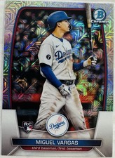2023 Bowman Chrome Mega Box Mojo Refractor #88 Miguel Vargas RC Dodgers
