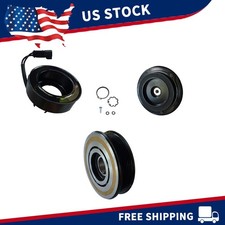 Ac Compressor Clutch Kit Coil Pulley Plate Fits 2007 - 2010 Ford F-150 8cyl 4.6L