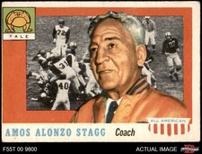 1955 Topps #38 Amos Alonzo Stagg RC HOF Yale 3 - VG