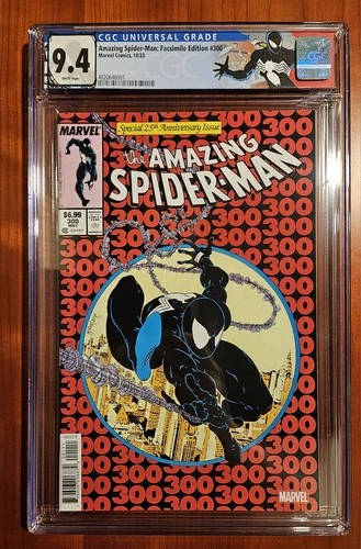 Amazing Spider-Man #300 Facsimile CGC 9.4 Custom Label 1st Venom