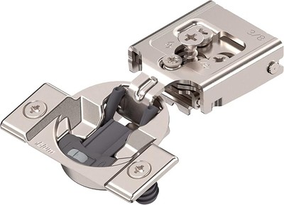 Blum 30C258BS06 Compact Clip 105 Degree 3/8'' Overlay Blumotion Soft-Closing Pres