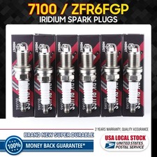 Set of 6 Iridium IX Spark Plugs 7100 For NGK 1999-01 Honda CR-V 2.0L L4 ZFR6FGP