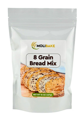 8 Grain Bread Mix - All-Natural Multigrain Baking Mix for Bread Machine and Oven