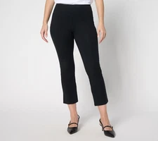 Women with Control Women's Plus Sz Pants 2X Regular Tummy 86 Black A689577