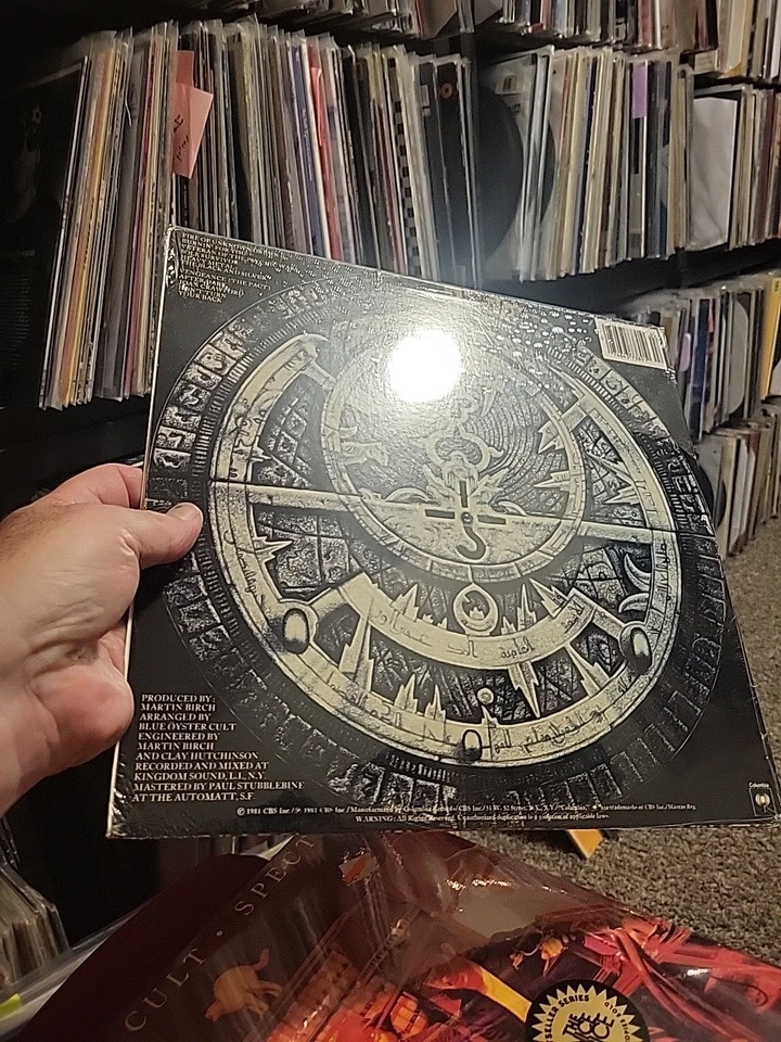 LP SEALED OG BLUE OYSTER CULT FIRE UNKNOWN ORIGIN 81 SHRINK HYPE RARE BURNIN' - Image 2 of 4