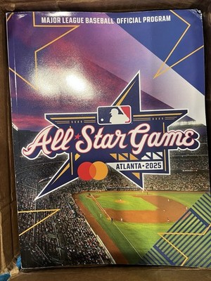 Atlanta 2025 MLB All-Star Game Official Program (came w/Tickets) | eBay