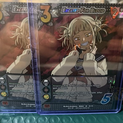 My Hero Academia The Card Game Ecxcited For Blood Xr
