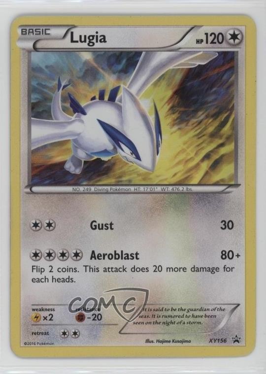 Lugia Pokémon XY Black Star Promo #XY156