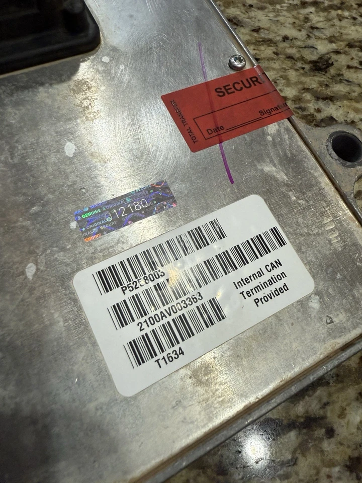 Dodge Ram 2007-2009 6,7 L 2500 3500 4500 5500 ECM ECU P5258003 2100AV003363 PROBADO Foto 2 de 4