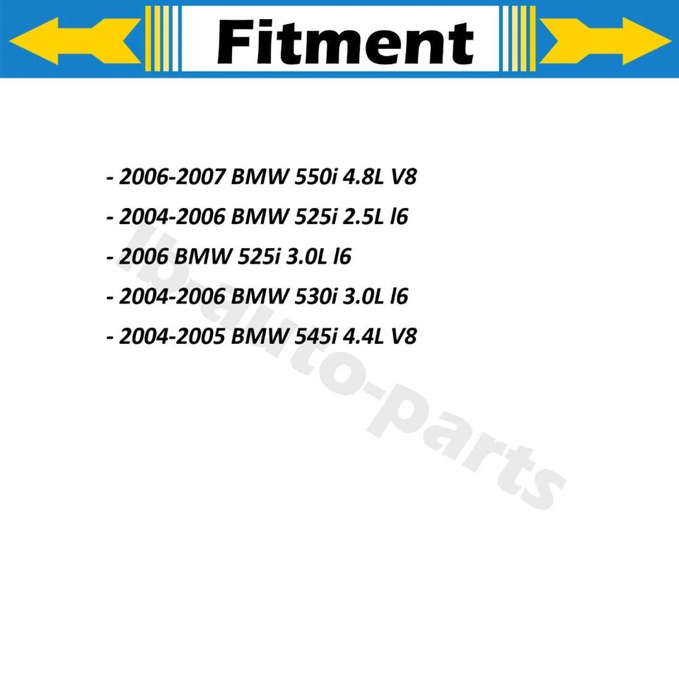 Braço de controle traseiro inferior dianteiro com junta esférica 2 peças para 2006 2007 BMW 550i 4.8L - Imagem 2 de 4
