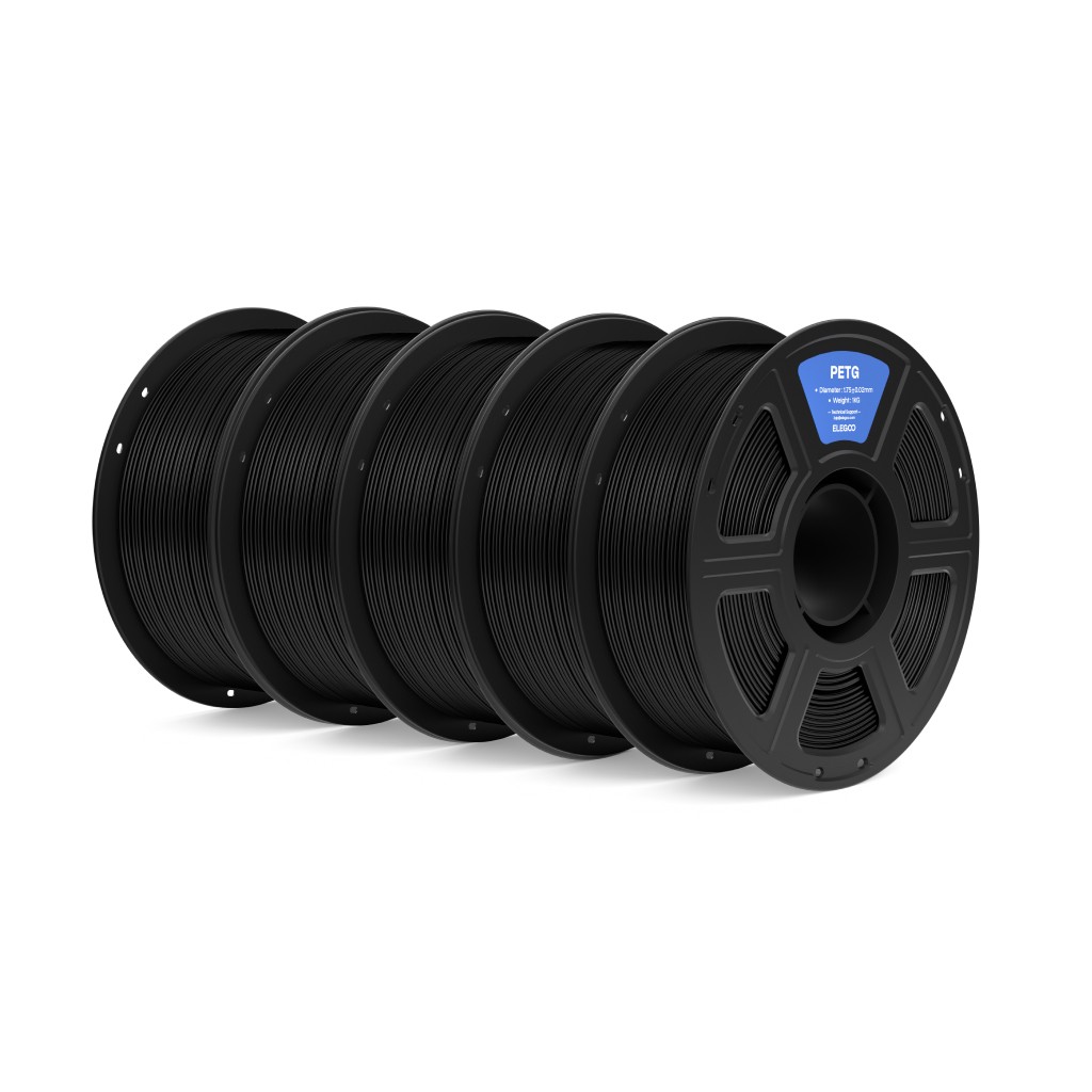 1KG/5KG/10KG/20KG ELEGOO 1.75MM PLA PLA+ PETG Filament für 3D-Drucker mit Spule
