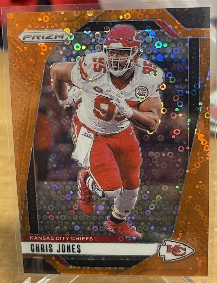 Chris Jones 2024 Panini Prizm Orange Disco #143 Chiefs All Pro SEE STORE