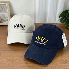 Trendy 3D Letter Embroidery Baseball Cap Unisex AM Streetwear Sun Hat Adjustable