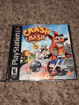 Crash Bash PlayStation 1 - (PS1, 2000) Black Label Tested Disc And Manual