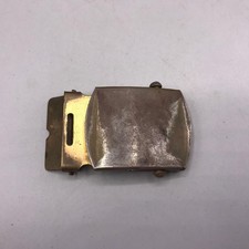 Vintage US Army 1950s Korean War Era Brass Belt Buckle Made in USA