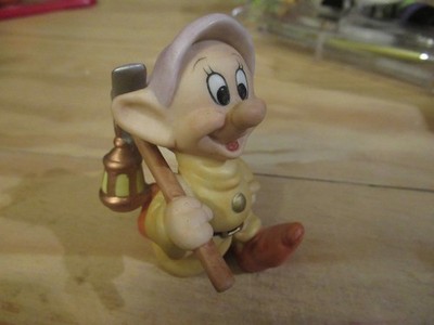 Disney vintage 3'' Dopey Mining porcelain figurine Sri Lanka