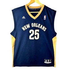 Camiseta deportiva de baloncesto Adidas para hombre mediana ropa de calle Blue Rivers #25 atlética indie