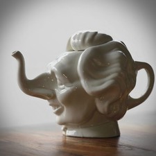 Rare novelty Margaret Thatcher teapot