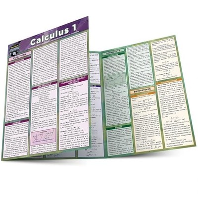 Calculus 1: Reference Guide (Quickstudy: Academic) - Pamphlet NEW BarCharts, Inc