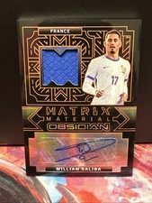 2024-25 Obsidian Soccer William Saliba #MA-WSA Orange Relic Auto /149 France