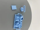 Vintage Barbie Cottage Dreams Blue Tea Set/Phone 1983