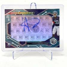 2022 Panini Elements - Rookie Neon Signs Hassan Haskins #RNS-HH Aqua 75