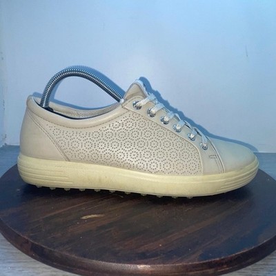 Ecco Soft 7 Women s Size 10 Perforated Leather Comfort Sneakers Casual Shoe