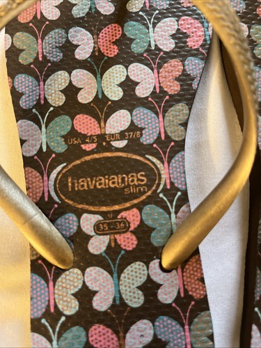 Chanclas para mujer Havaianas sandalia acero gris EE. UU. 6W UE 35-36 - Imagen 5 de 6