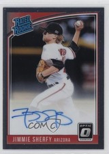 2018 Panini Donruss Optic Rated Rookie Signatures Jimmie Sherfy Auto 18yu