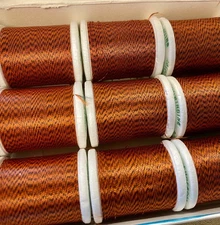 Vintage NOS Rod Winding Thread Jasper 2 Tone