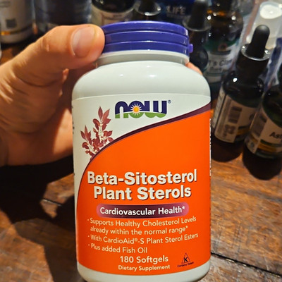 NOW FOODS SPO Beta-Sitosterol Plant Sterols with Fish Oil, 180 Count