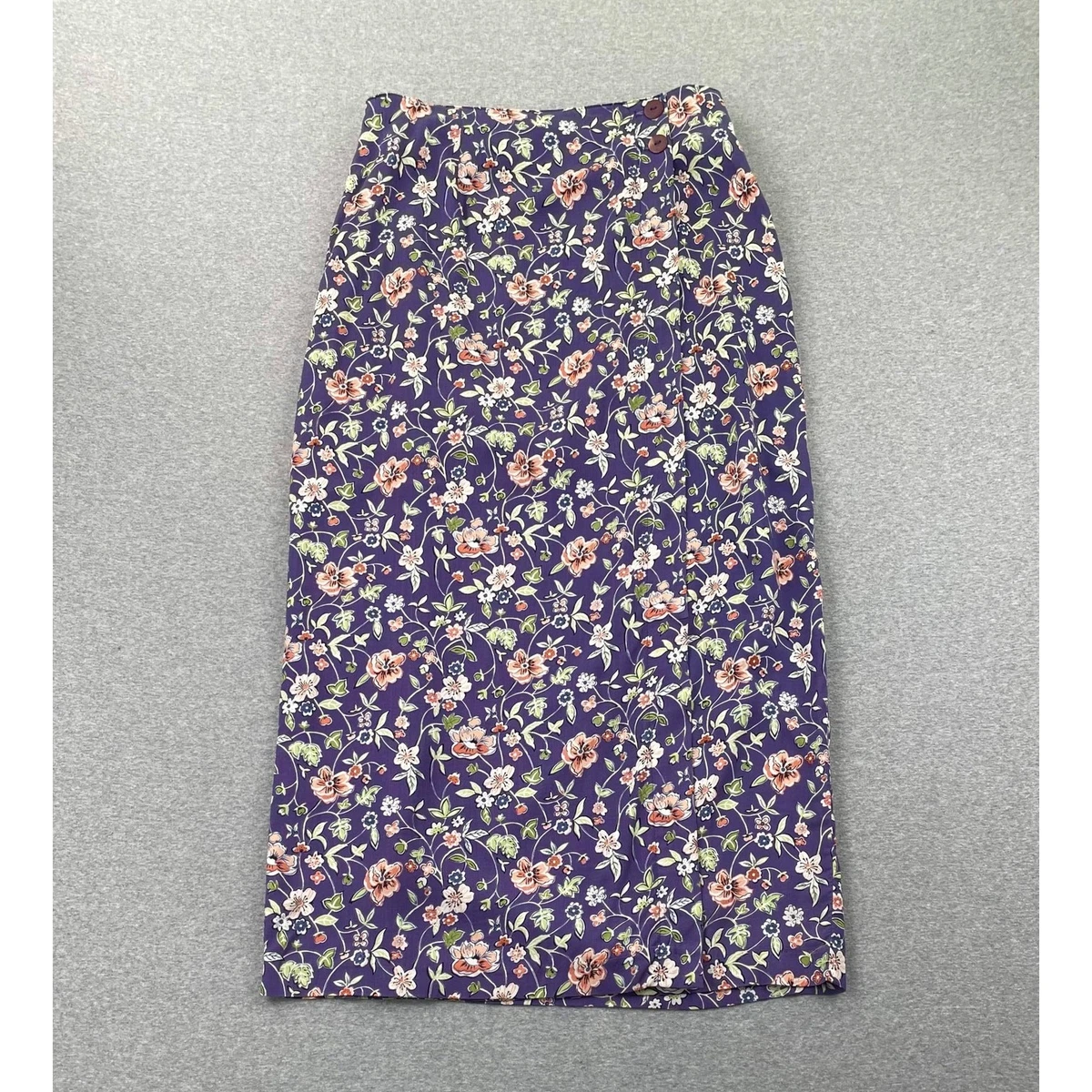 Jupe Femme Paul Harris Design - Imprimé Floral Taille 4 - Occasion En Très Bon état - Fabriqué Aux États-Unis