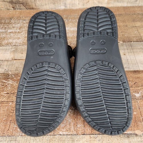 Crocs Yukon Mesa Sandals Men Sz 11 Black Slides 2 Strap Casual Open Toe Comfort - Picture 8 of 10