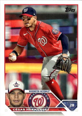 2023 Topps Cesar Hernandez #244 Washington Nationals